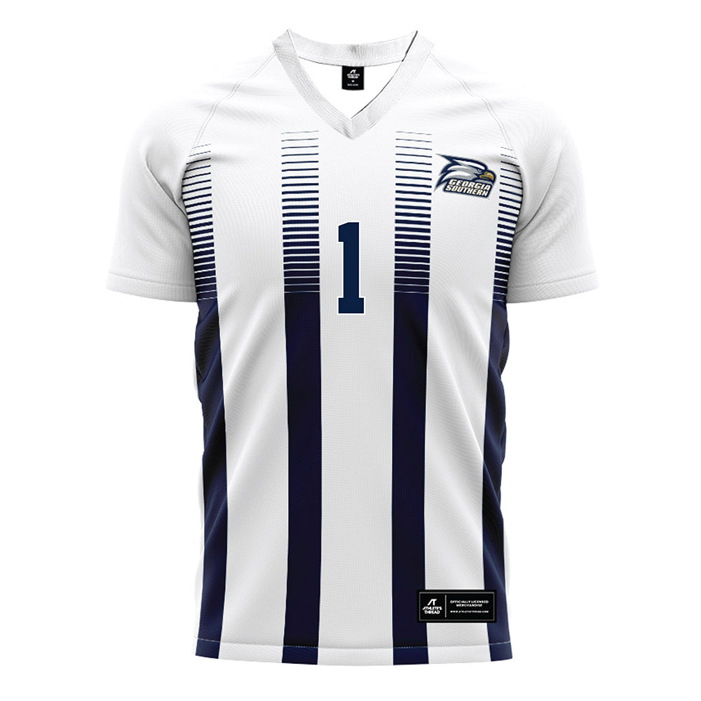 Georgia Southern - NCAA Men's Soccer : Luca Maxim - White Soccer Jersey-0