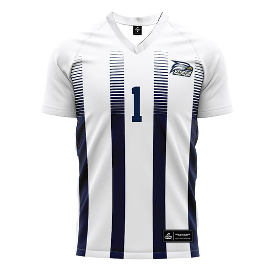 Georgia Southern - NCAA Men's Soccer : Luca Maxim - White Soccer Jersey-0