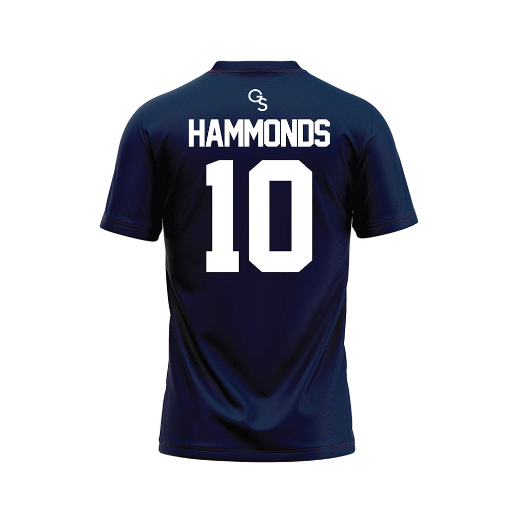 Georgia Southern - NCAA Football : Jacob Hammonds - Navy Football Jersey-1