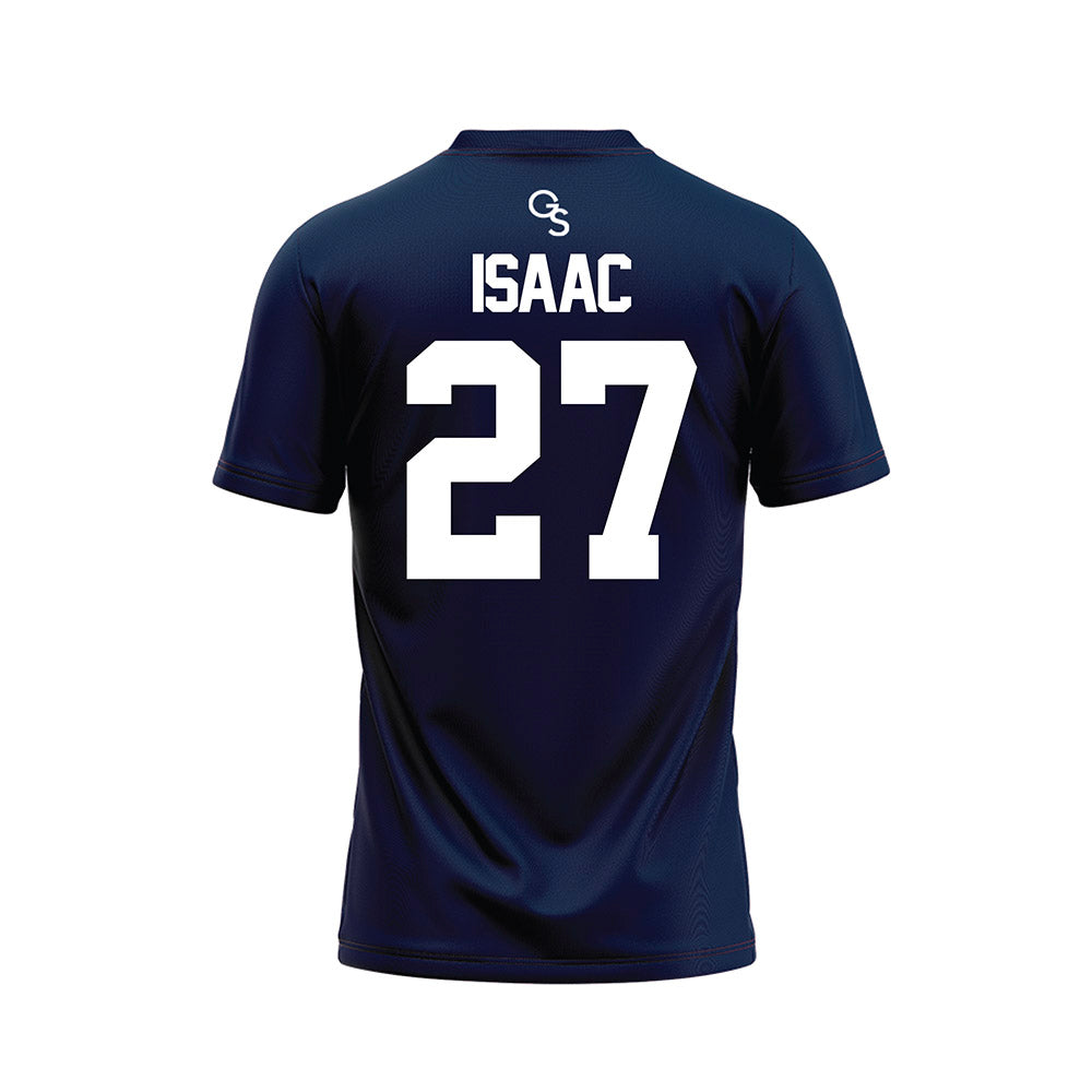 Georgia Southern - NCAA Football : Rj Isaac - Navy Football Jersey-1