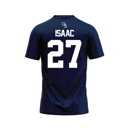 Georgia Southern - NCAA Football : Rj Isaac - Navy Football Jersey-1