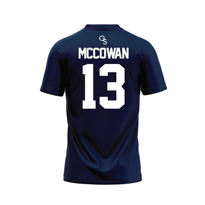 Georgia Southern - NCAA Football : Aidan McCowan - Navy Football Jersey-1