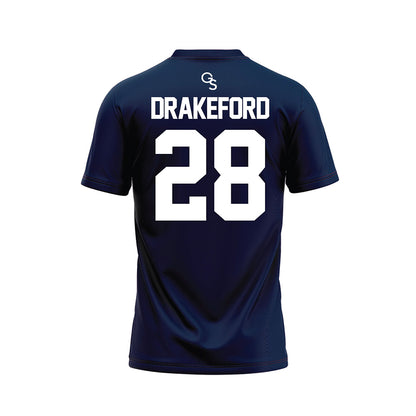 Georgia Southern - NCAA Football : Tylin Drakeford - Navy Football Jersey-1