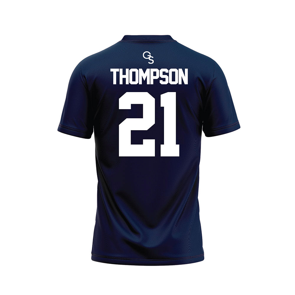 Georgia Southern - NCAA Football : Carlo Thompson - Navy Football Jersey-1