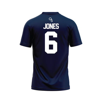 Georgia Southern - NCAA Football : Jakyri Jones - Navy Football Jersey-1