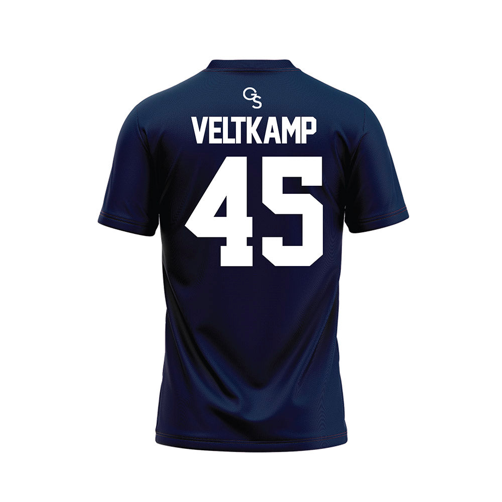 Georgia Southern - NCAA Football : Colton Veltkamp - Navy Football Jersey-1