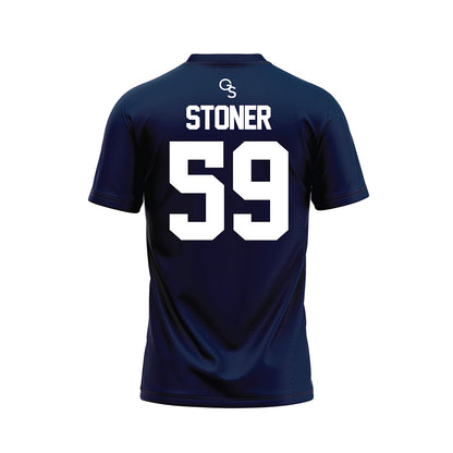 Georgia Southern - NCAA Football : Brandon Stoner - Navy Football Jersey-1