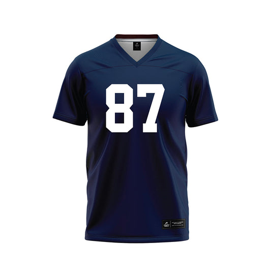 Georgia Southern - NCAA Football : River Helms - Navy Football Jersey-0