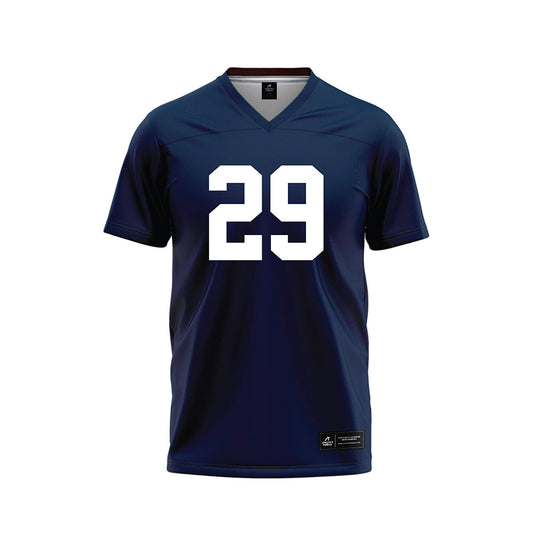 Georgia Southern - NCAA Football : Brelan Mareus - Navy Football Jersey-0