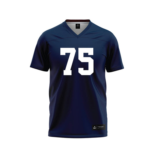 Georgia Southern - NCAA Football : King Samuela - Navy Football Jersey-0