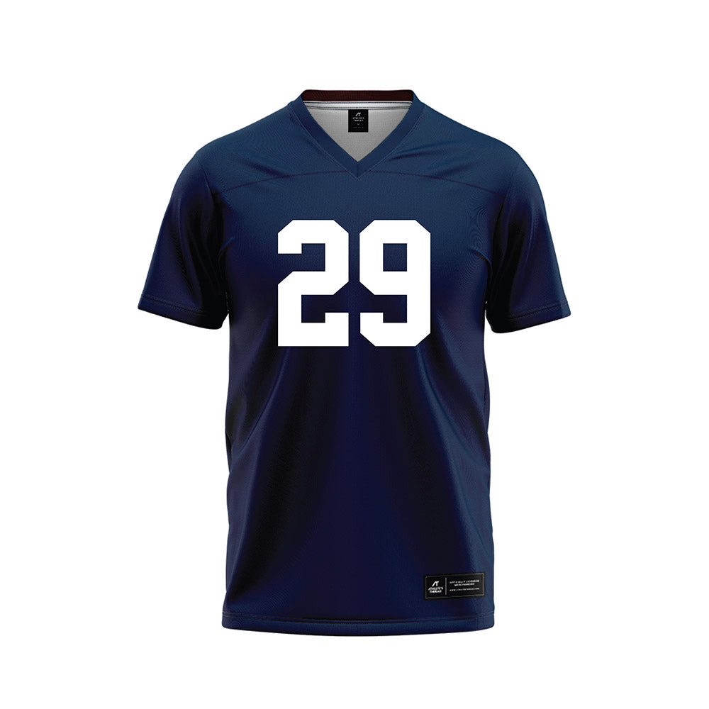 Georgia Southern - NCAA Football : Devin Collier - Navy Football Jersey-0