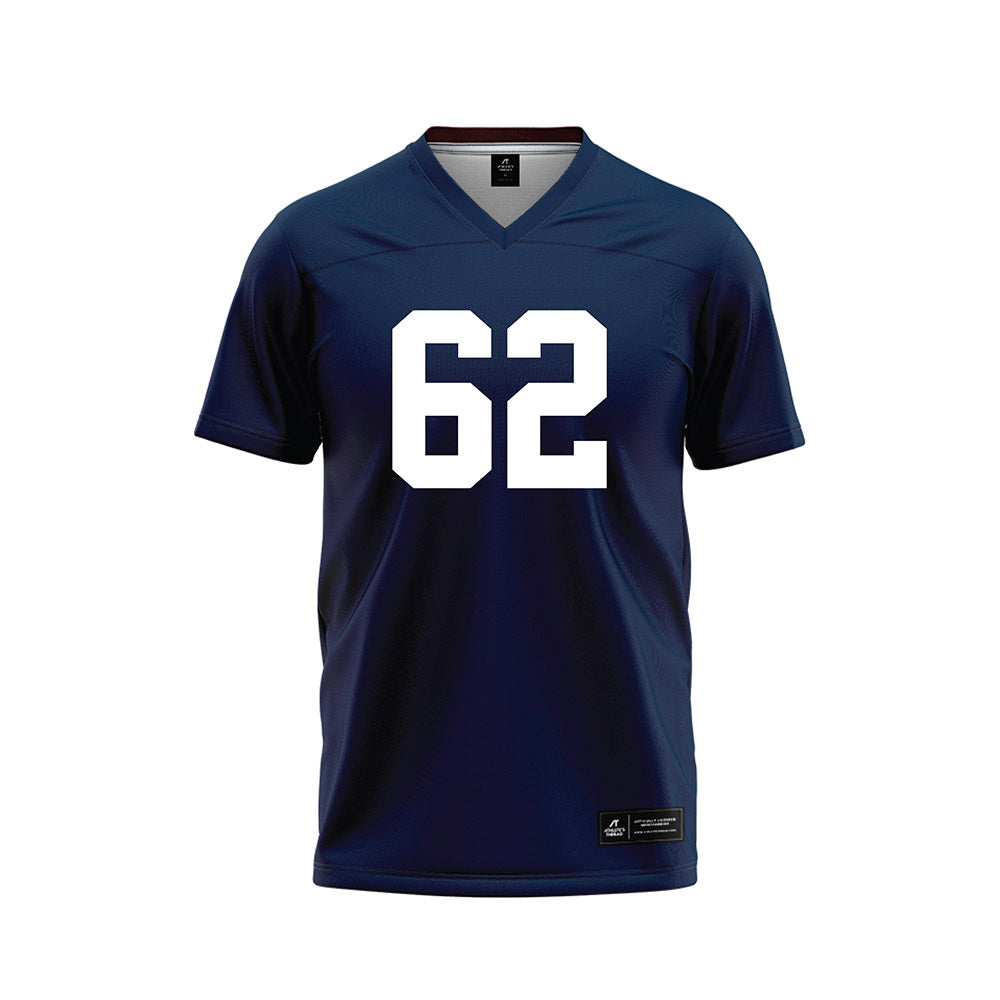 Georgia Southern - NCAA Football : Liam Thompson - Navy Football Jersey-0