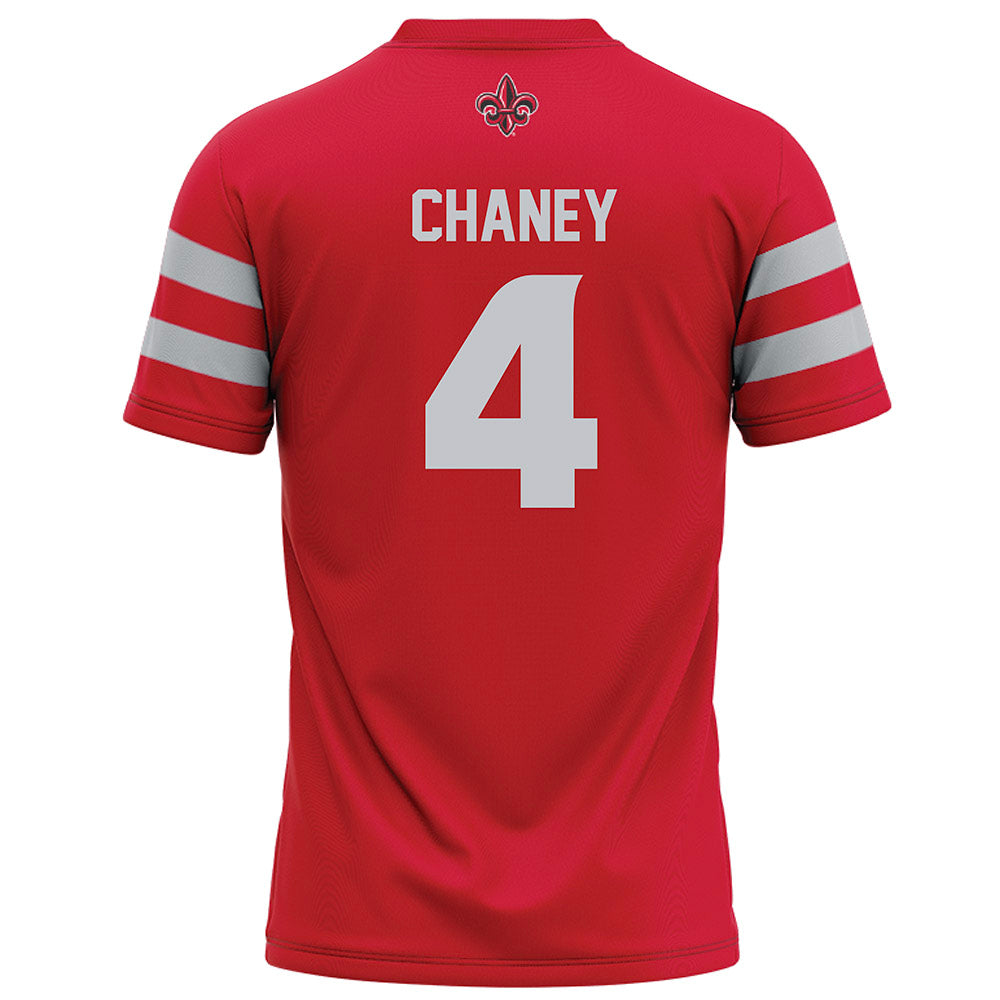 Louisiana - NCAA Football : Trenton Chaney - Red Football Jersey-1