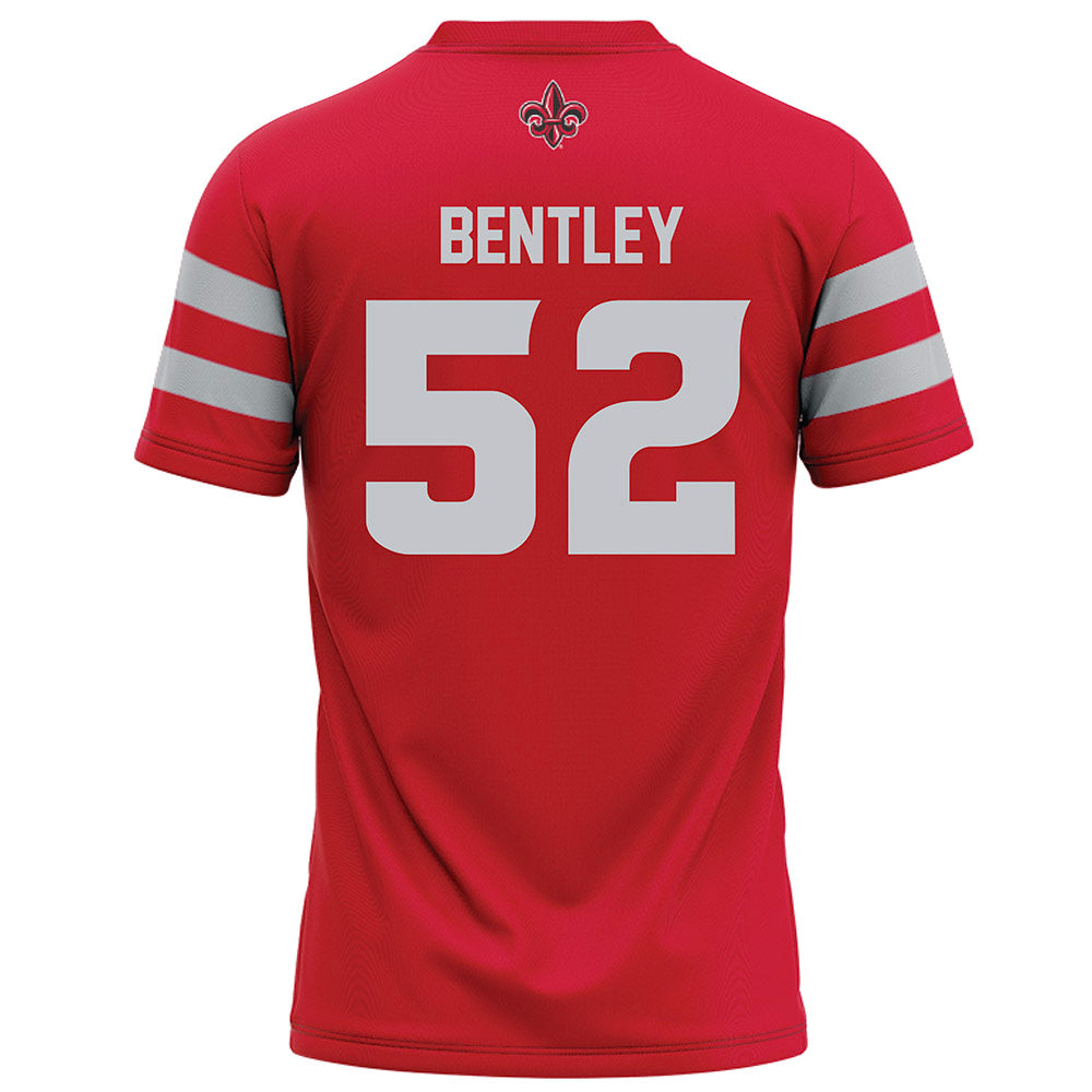 Louisiana - NCAA Football : Ryder Bentley - Red Football Jersey-1