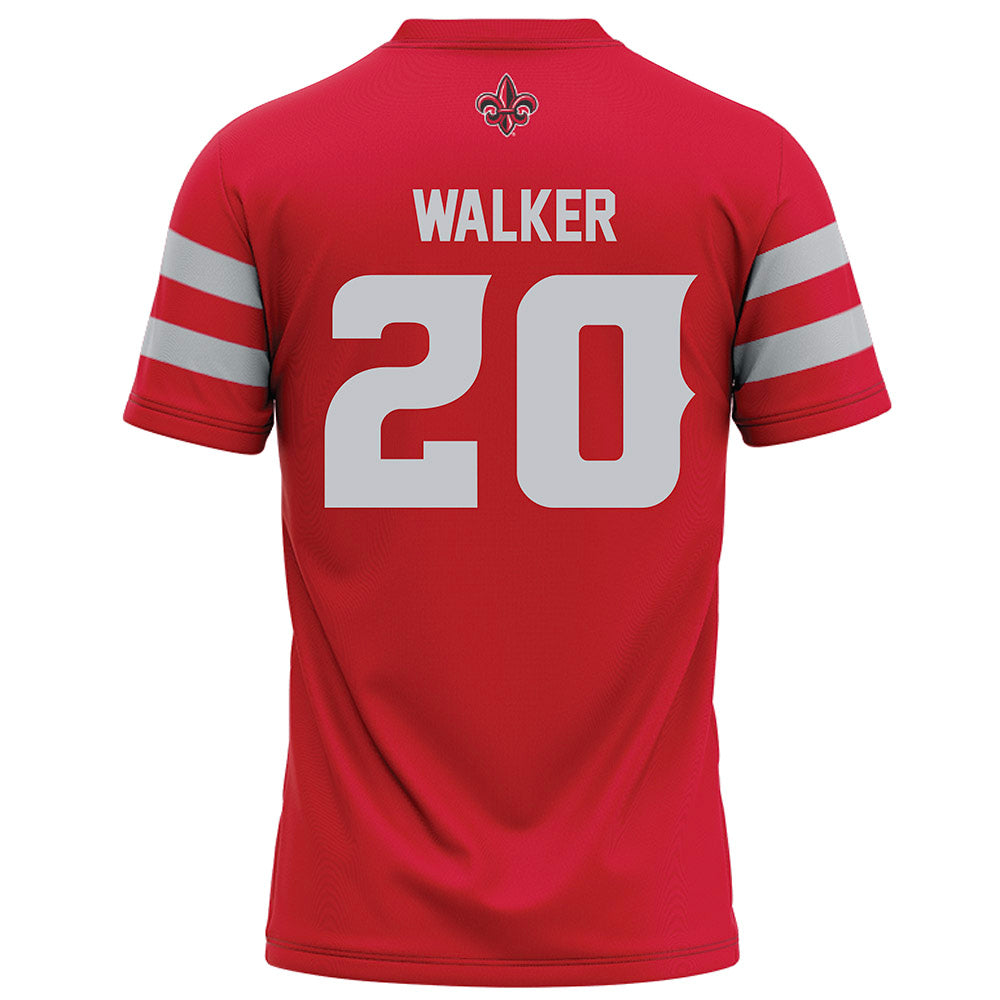 Louisiana - NCAA Football : Braylon Walker - Red Football Jersey-1