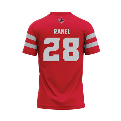Louisiana - NCAA Football : Steven Ranel - Red Football Jersey-1