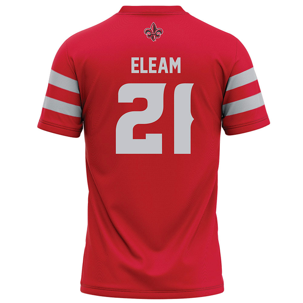 Louisiana - NCAA Football : Maurion Eleam - Red Football Jersey-1