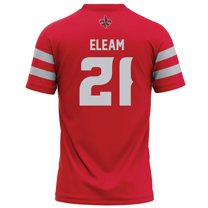 Louisiana - NCAA Football : Maurion Eleam - Red Football Jersey-1