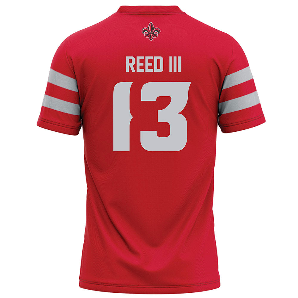 Louisiana - NCAA Football : Curley Reed III - Red Football Jersey-1