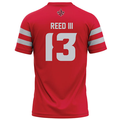 Louisiana - NCAA Football : Curley Reed III - Red Football Jersey-1
