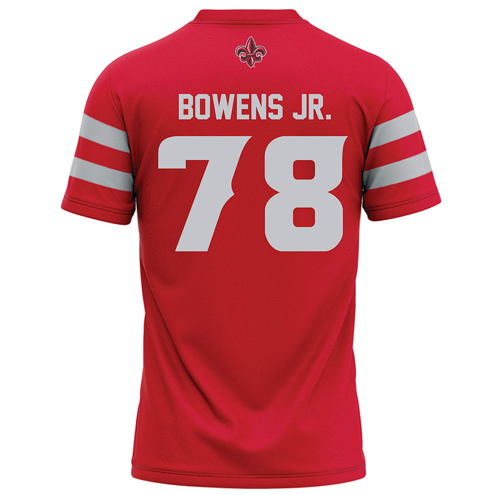 Louisiana - NCAA Football : Michael Bowens Jr. - Red Football Jersey-1