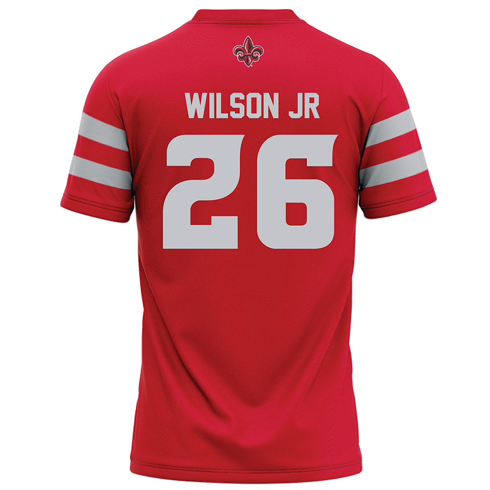 Louisiana - NCAA Football : Kerry Wilson Jr - Red Football Jersey-1