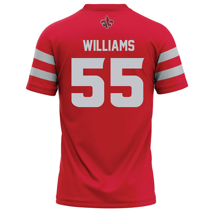 Louisiana - NCAA Football : Baylynn Williams - Red Football Jersey-1