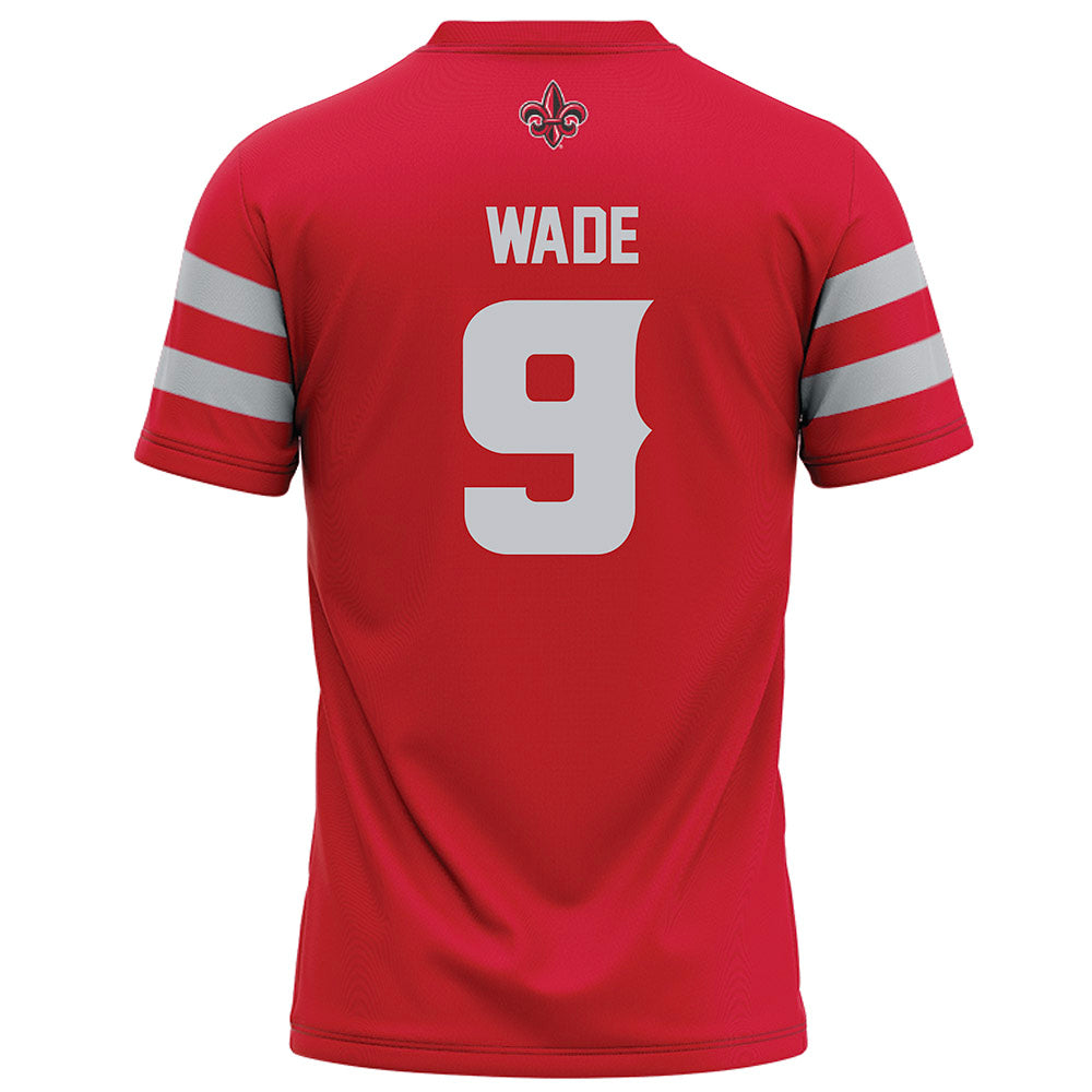 Louisiana - NCAA Football : KeDarius Wade - Red Football Jersey-1