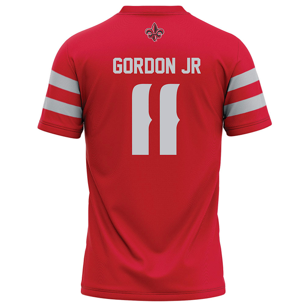 Louisiana - NCAA Football : Brent Gordon jr - Red Football Jersey-1