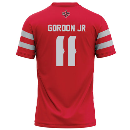Louisiana - NCAA Football : Brent Gordon jr - Red Football Jersey-1
