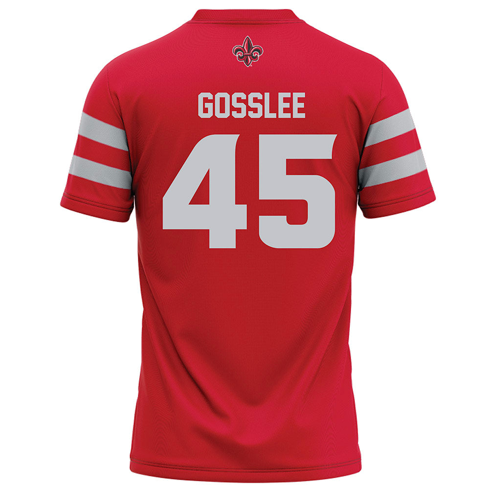 Louisiana - NCAA Football : Patrick Gosslee - Red Football Jersey-1