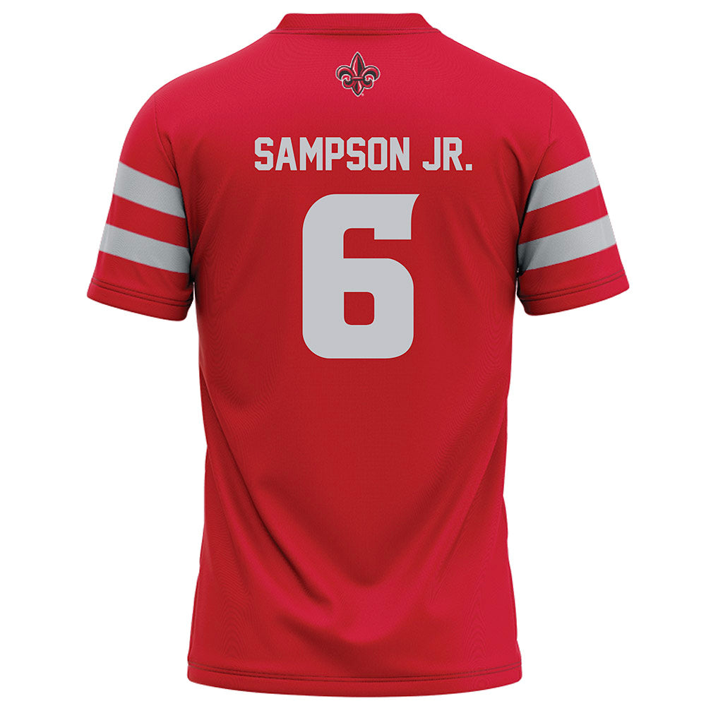 Louisiana - NCAA Football : Shelton Sampson Jr. - Red Football Jersey-1