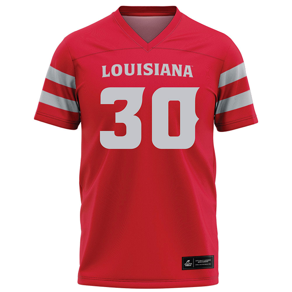 Louisiana - NCAA Football : Julius Harper - Red Football Jersey-0