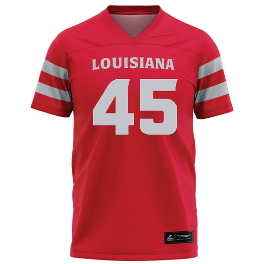 Louisiana - NCAA Football : Patrick Gosslee - Red Football Jersey-0