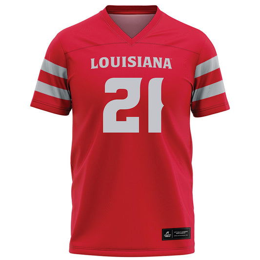 Louisiana - NCAA Football : Maurion Eleam - Red Football Jersey-0