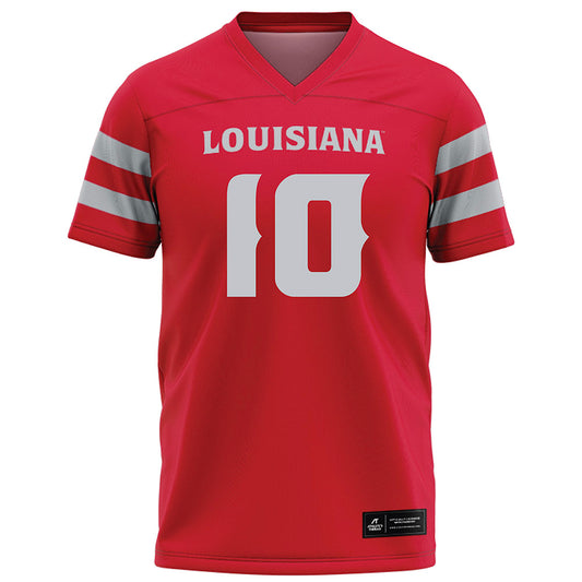 Louisiana - NCAA Football : Avery Demery - Red Football Jersey-0