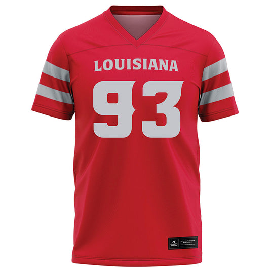 Louisiana - NCAA Football : Brodrick Stewart - Red Football Jersey-0