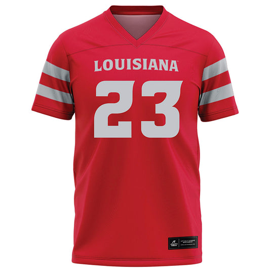 Louisiana - NCAA Football : Omarion Brown - Red Football Jersey-0