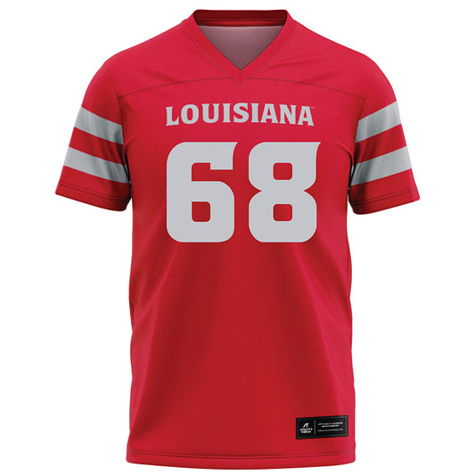 Louisiana - NCAA Football : Fitzgerald West Jr. - Red Football Jersey-0