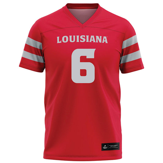 Louisiana - NCAA Football : Shelton Sampson Jr. - Red Football Jersey-0