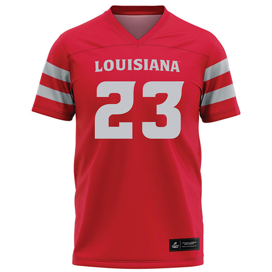 Louisiana - NCAA Football : Omarion Brown - Red Football Jersey-0