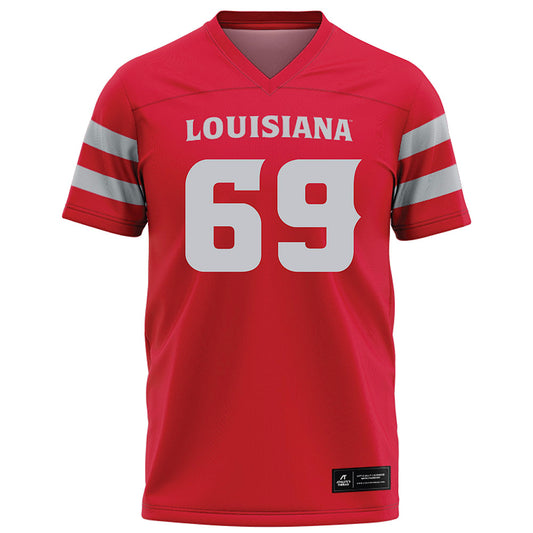 Louisiana - NCAA Football : Jaivale Mays-Hudson - Red Football Jersey-0