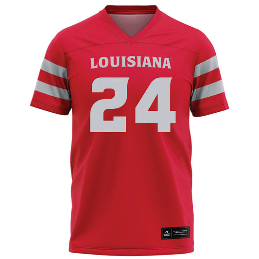 Louisiana - NCAA Football : Steven Blanco - Red Football Jersey-0