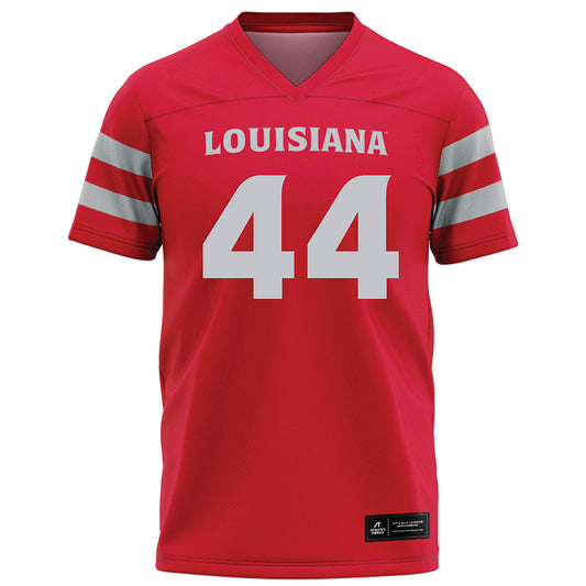 Louisiana - NCAA Football : Teddy Gawlik - Red Football Jersey