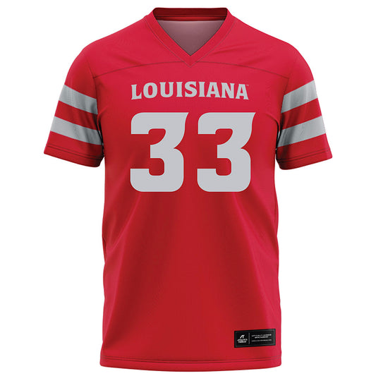 Louisiana - NCAA Football : Alexander Spencer - Red Football Jersey-0