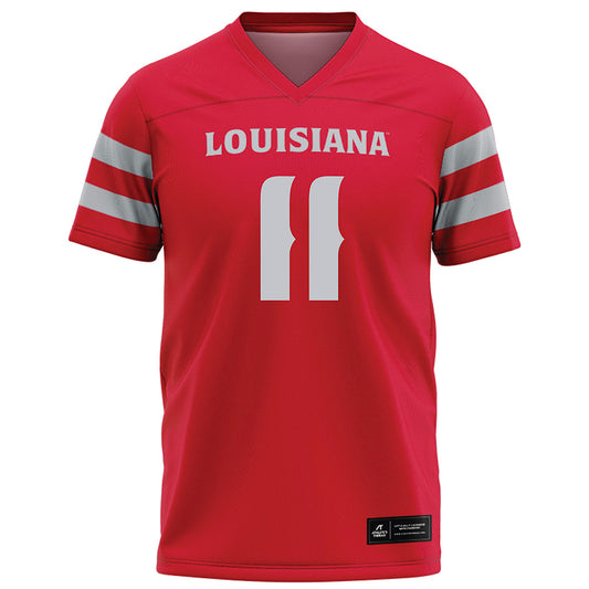 Louisiana - NCAA Football : Brent Gordon jr - Red Football Jersey-0