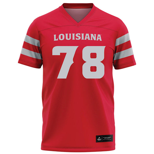 Louisiana - NCAA Football : Michael Bowens Jr. - Red Football Jersey-0