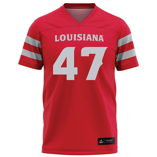 Louisiana - NCAA Football : Maurice Brown Jr. - Red Football Jersey-0