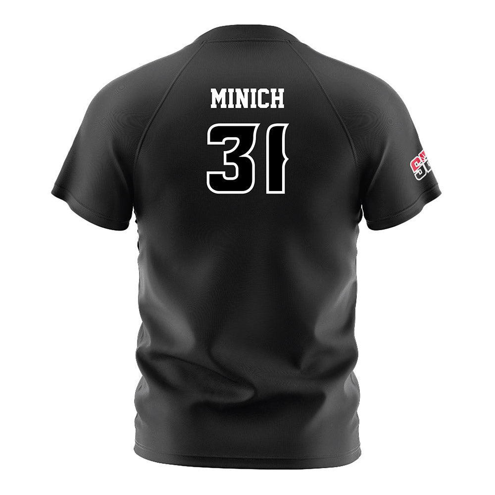Louisiana - NCAA Women's Soccer : Laine Minich - Black Soccer Jersey-1