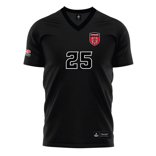Louisiana - NCAA Women's Soccer : Pailynn Pine - Black Soccer Jersey-0